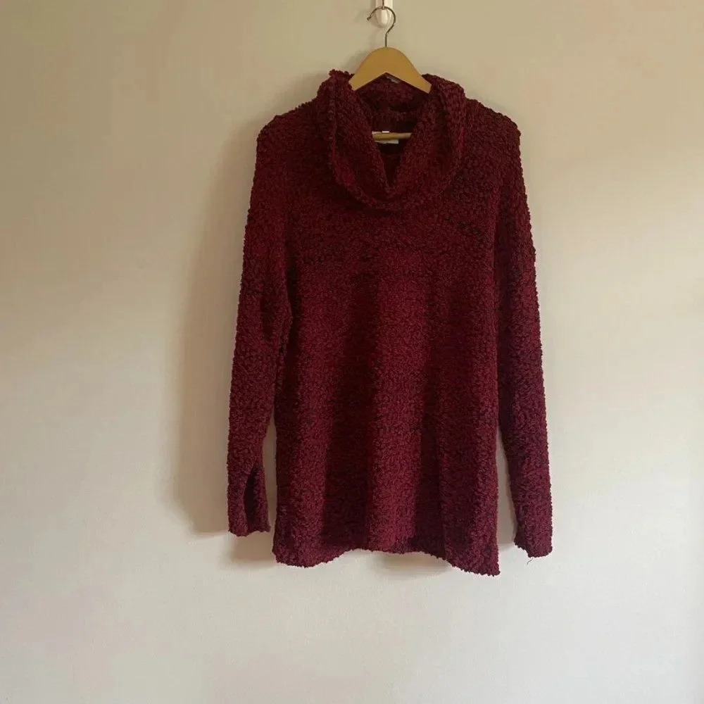 Jessica Simpson Chunky Knit Cowl Neck Sweater - Picture 3 of 11